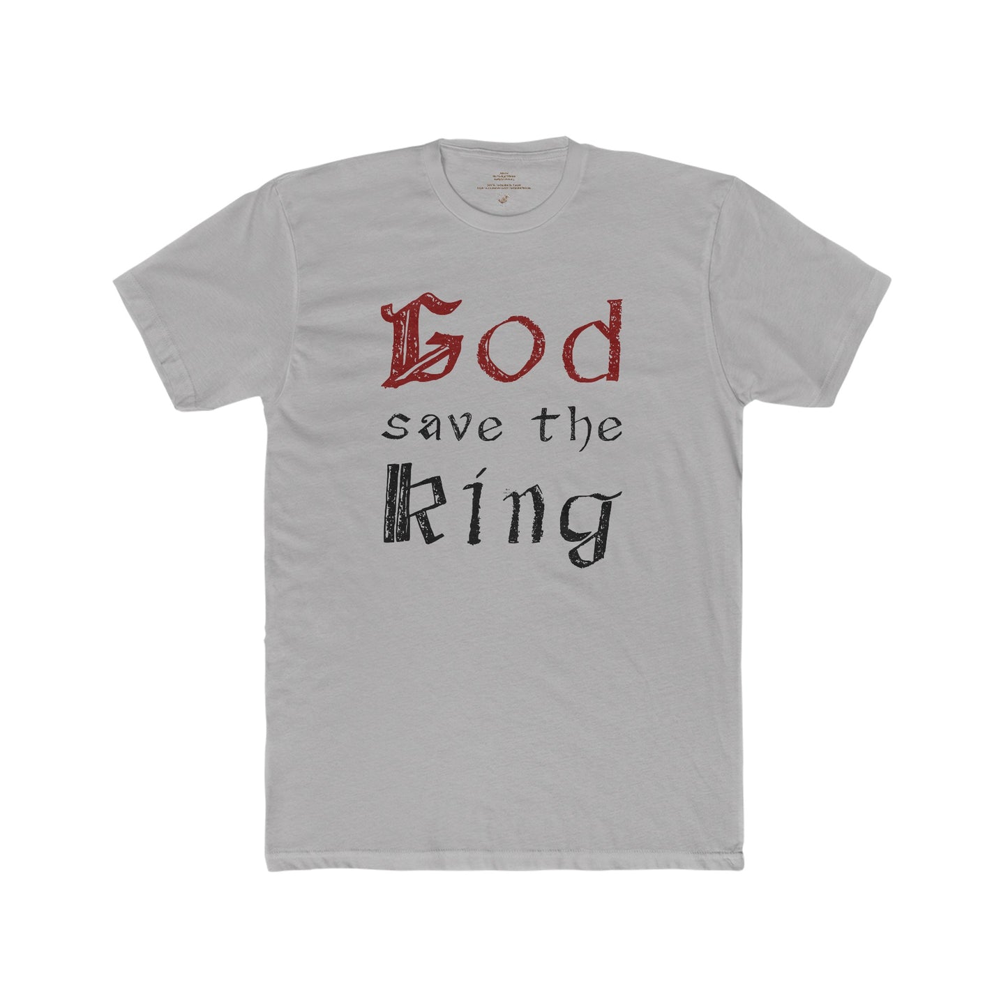 God save the King Men's Cotton Crew Tee