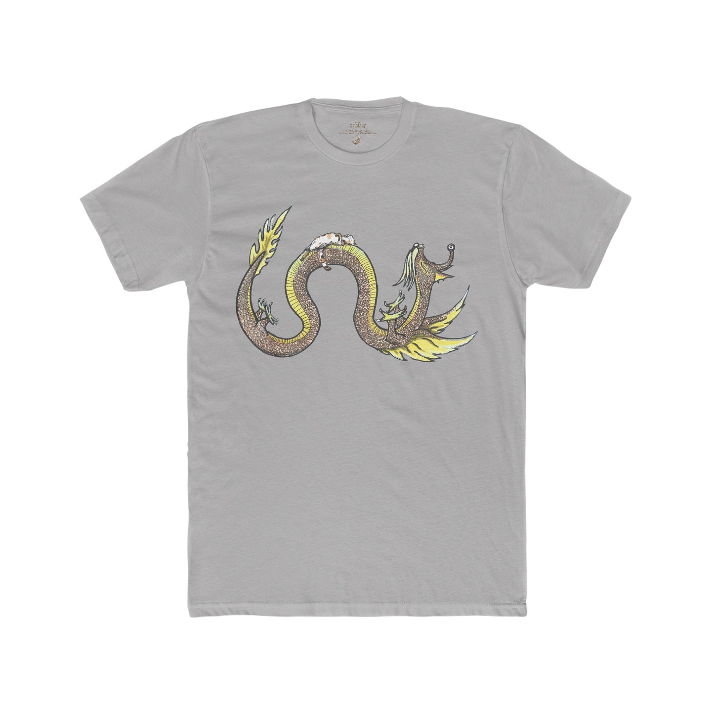 Yellow Psychic Space Dragon Men's Tee