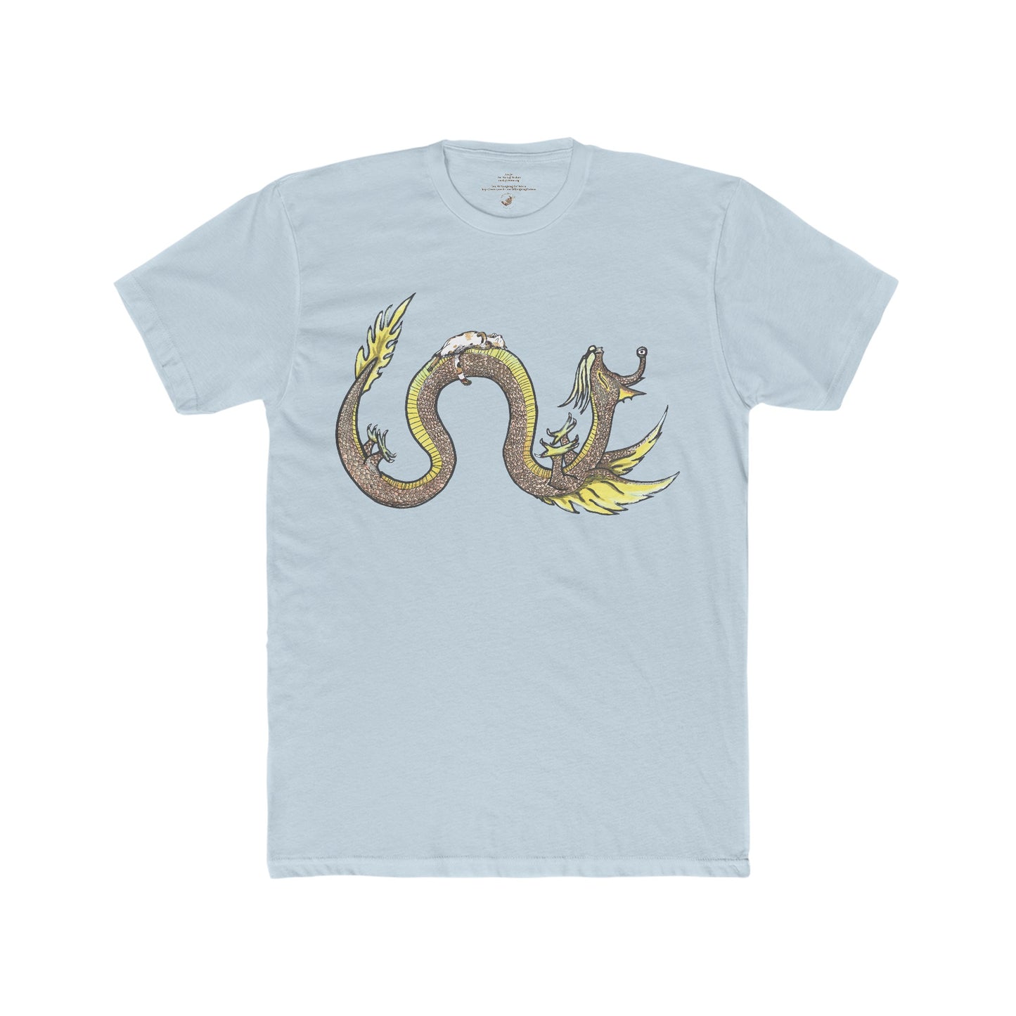 Yellow Psychic Space Dragon Men's Tee