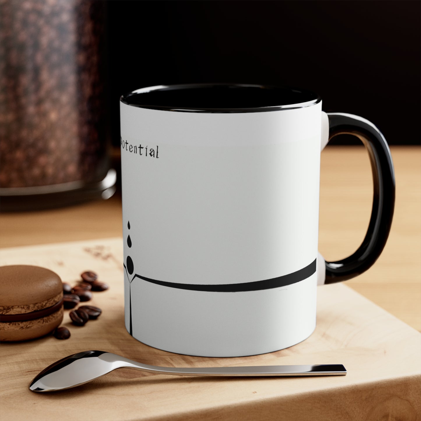 Silence is the sound of potential, Coffee Mug, 11oz