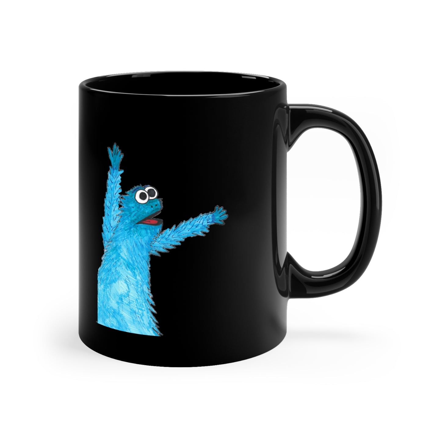 Black Mug with Muppet