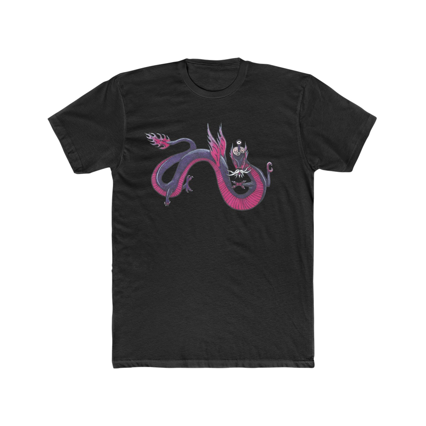 Violet Psychic Space Dragon Men's Tee