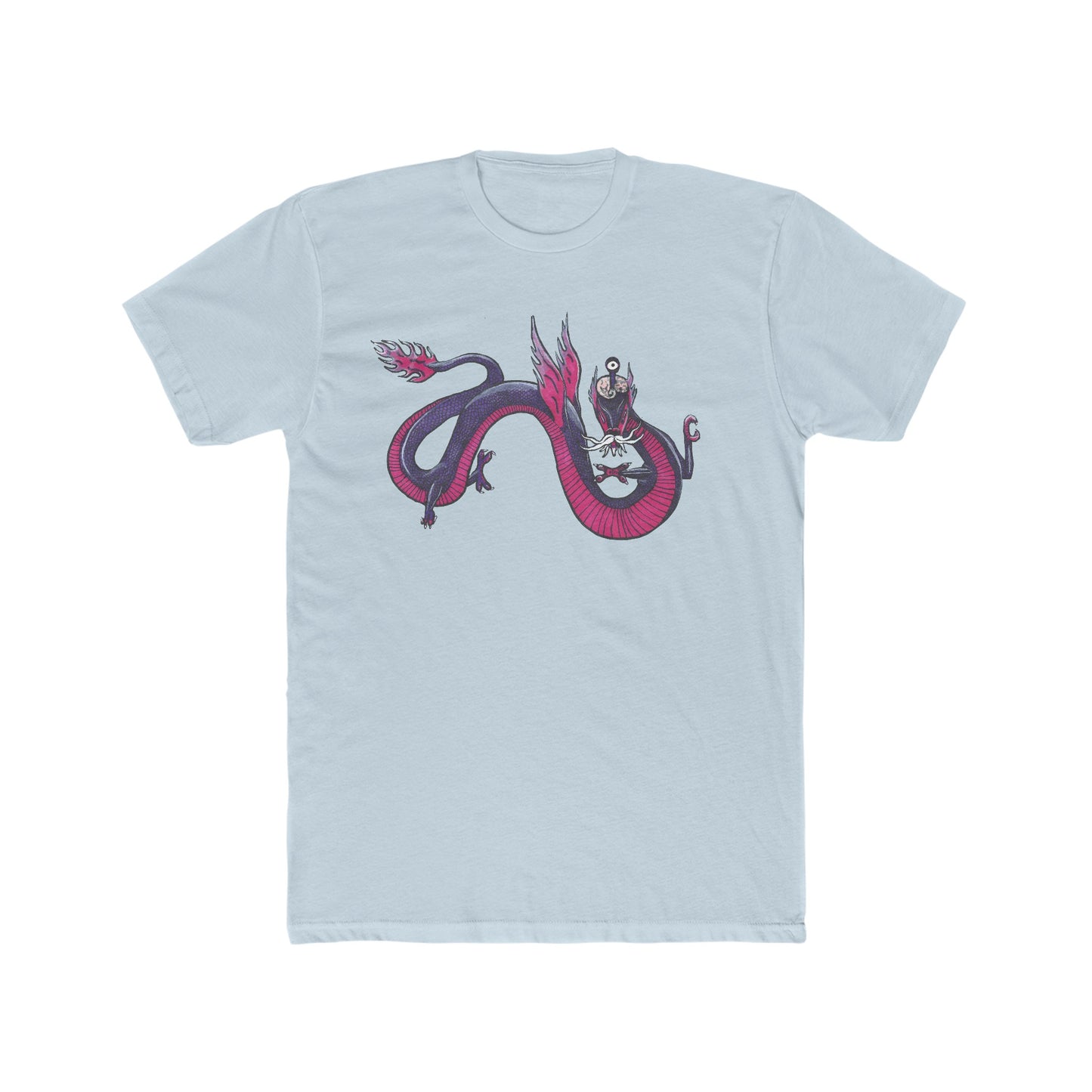 Violet Psychic Space Dragon Men's Tee