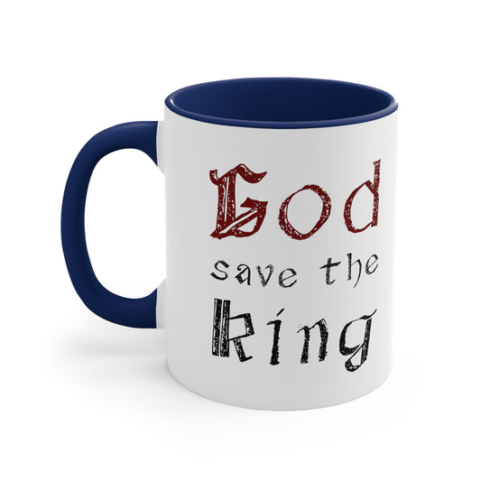 God save the King, Accent Coffee Mug, 11oz