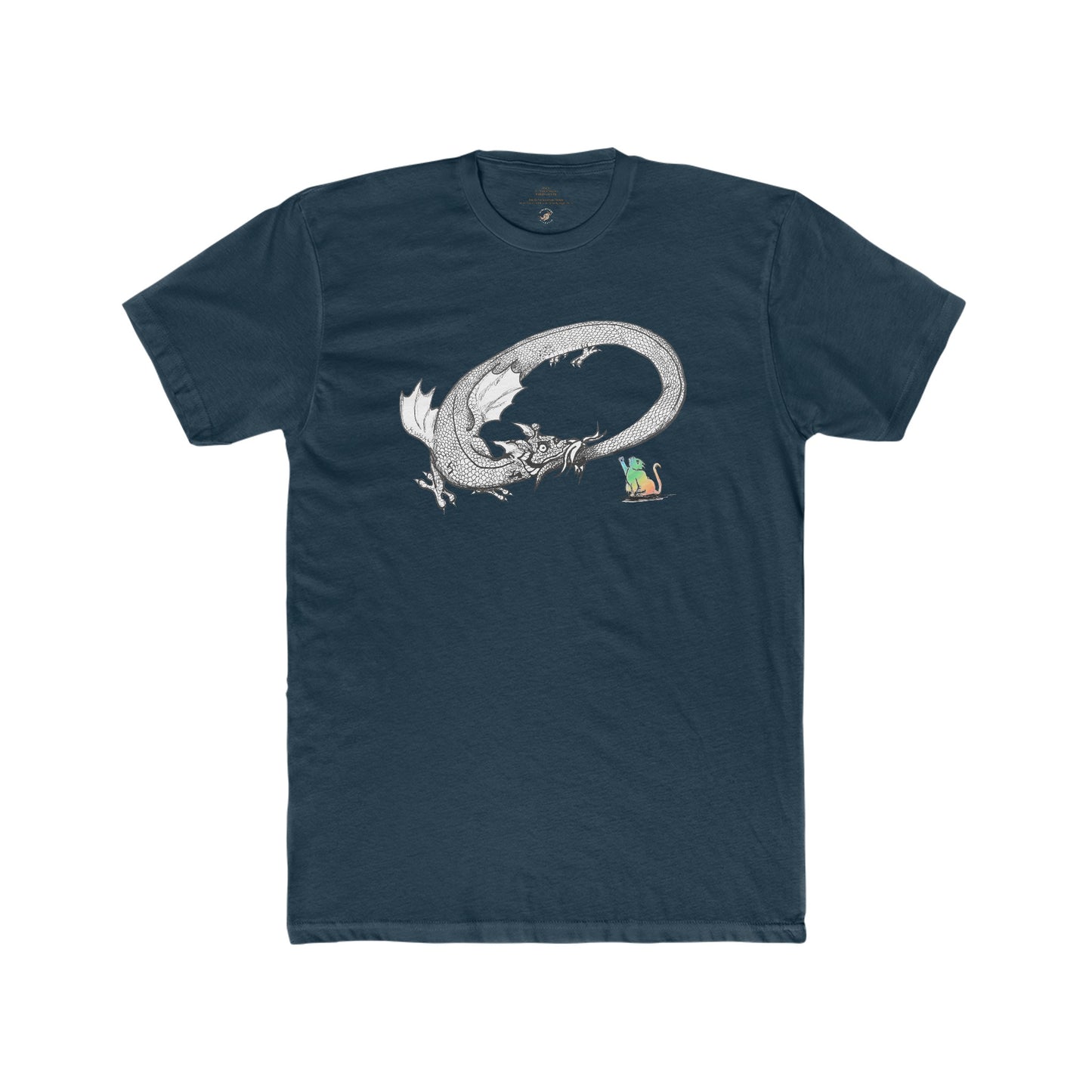 White Psychic Space Dragon Men's Tee